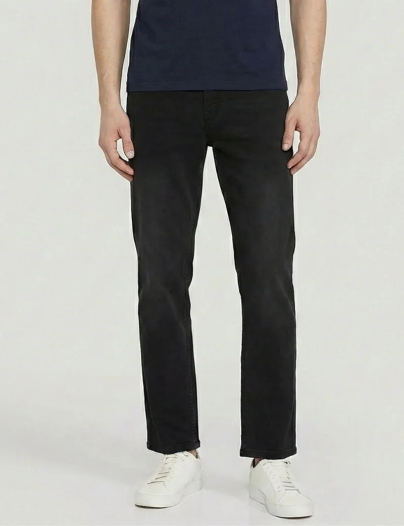 inkd Men's Classic Regular Fit Jeans with 5 Pocket Styling | Mid- Rise | Soft & Stretchable